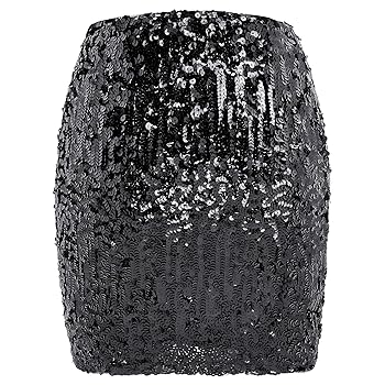 Amazon.com: American Trends Sequin Skirt for Women Sparkly